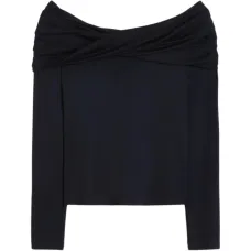 Топ с открытыми плечами и длинными рукавами