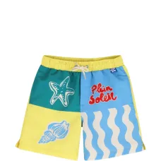 Шорты для плавания с цветными блоками