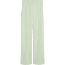 Брюки из крепа с завышенной талией