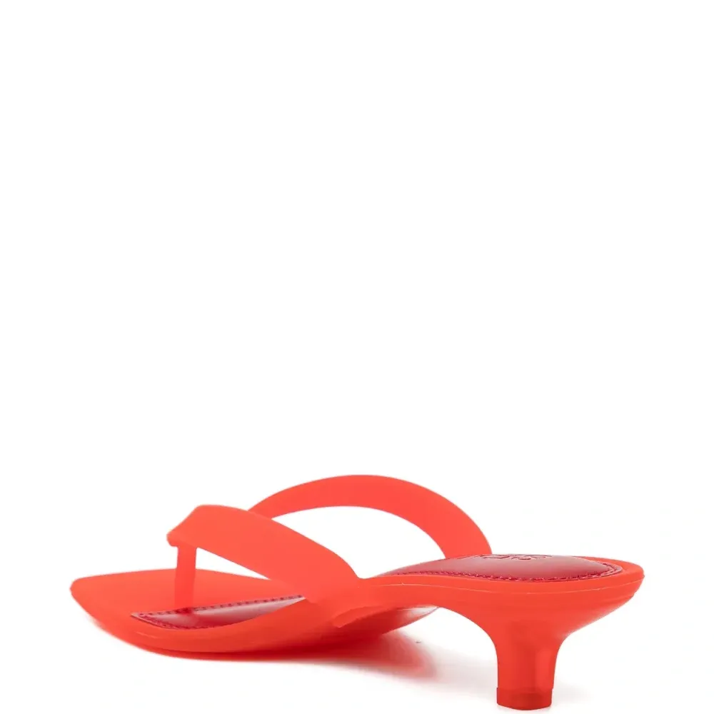 Шлёпанцы Sonya на каблуке 30 мм