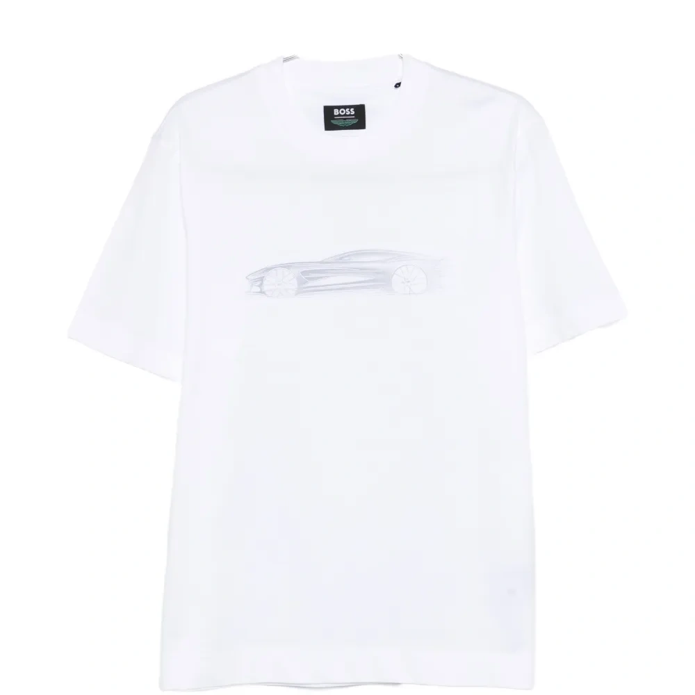 Футболка с принтом автомобиля