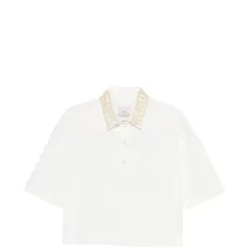 Рубашка-поло с бисером