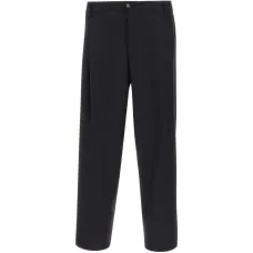 Брюки с эластичным поясом и прорезными карманами Брюки с эластичным поясом и прорезными карманами