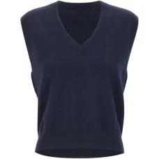 Топ в рубчик с V-образным вырезом