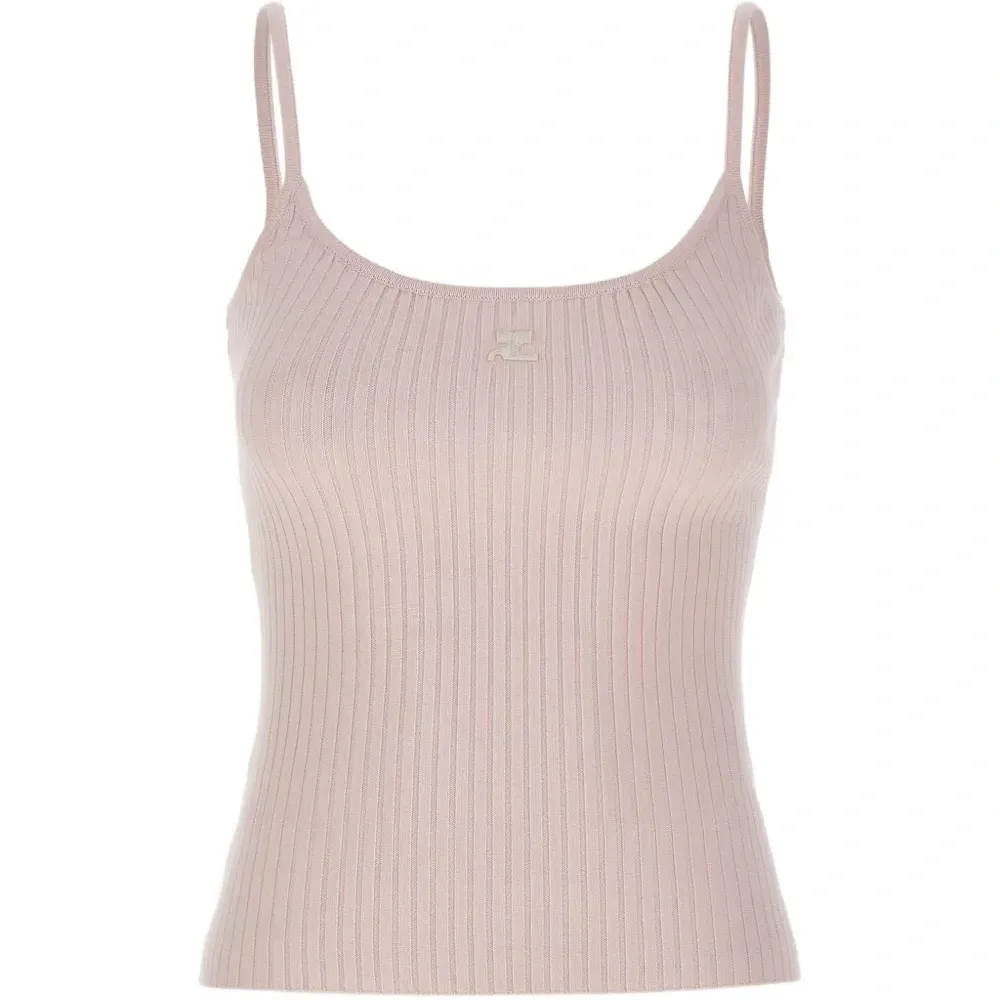 Топ в рубчик с логотипом Топ в рубчик с логотипом