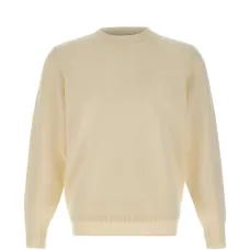 Рифленый свитер с круглым вырезом