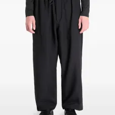 Брюки на завязках с тремя полосками