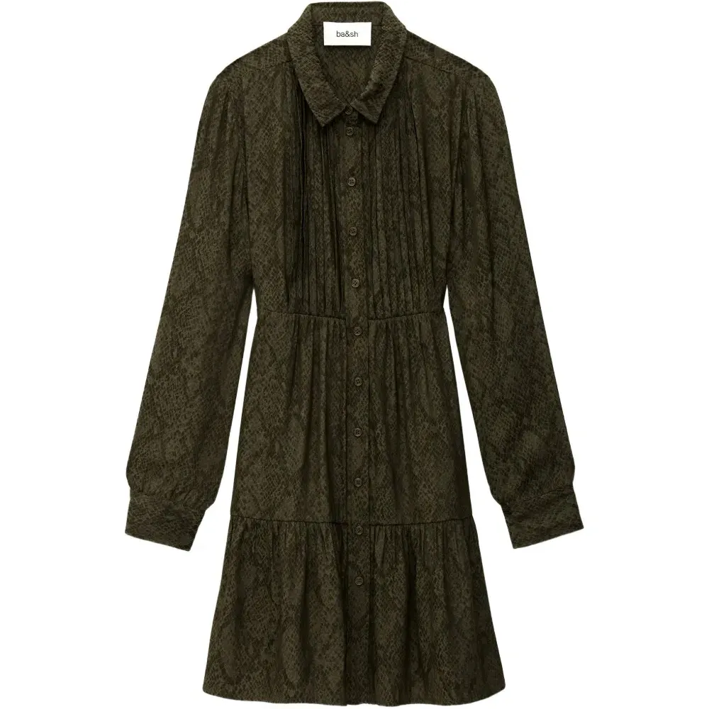 Мини-платье Rosyna с узором под змеиную кожу