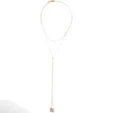 Многослойное ожерелье с подвесками