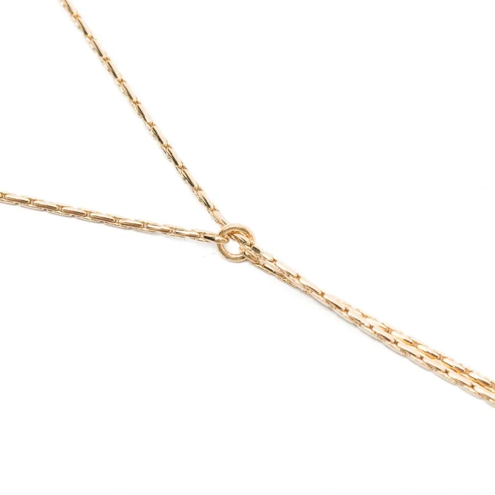 Многослойное ожерелье с подвесками