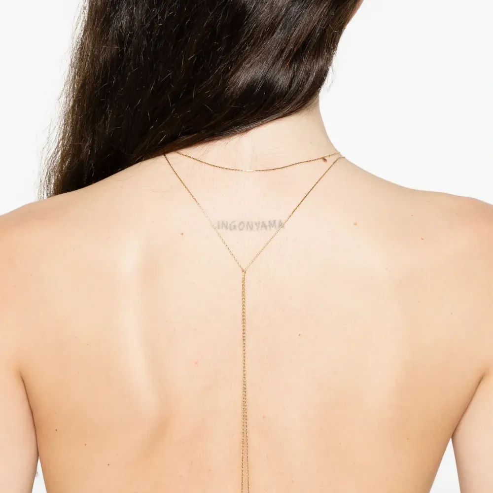 Многослойное ожерелье с подвесками