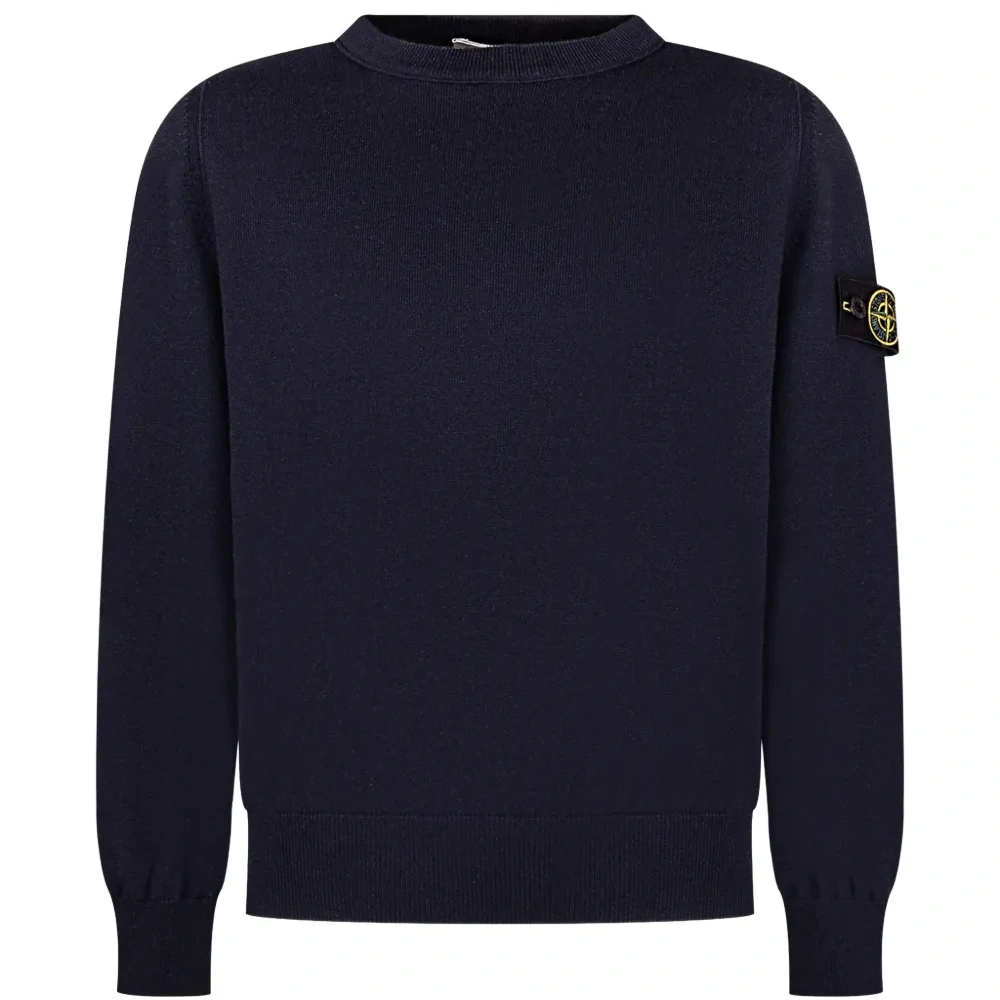Свитер с нашивкой-логотипом