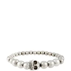 Браслет с бусинами-черепами