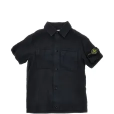 Рубашка с короткими рукавами и нашивкой-компасом