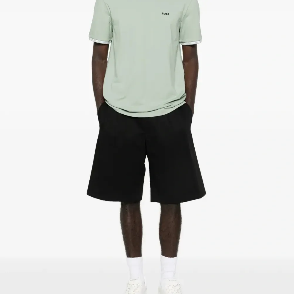 Рифленая футболка с короткими рукавами