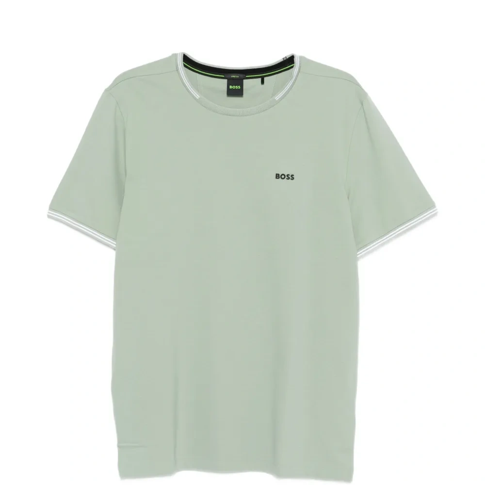 Рифленая футболка с короткими рукавами