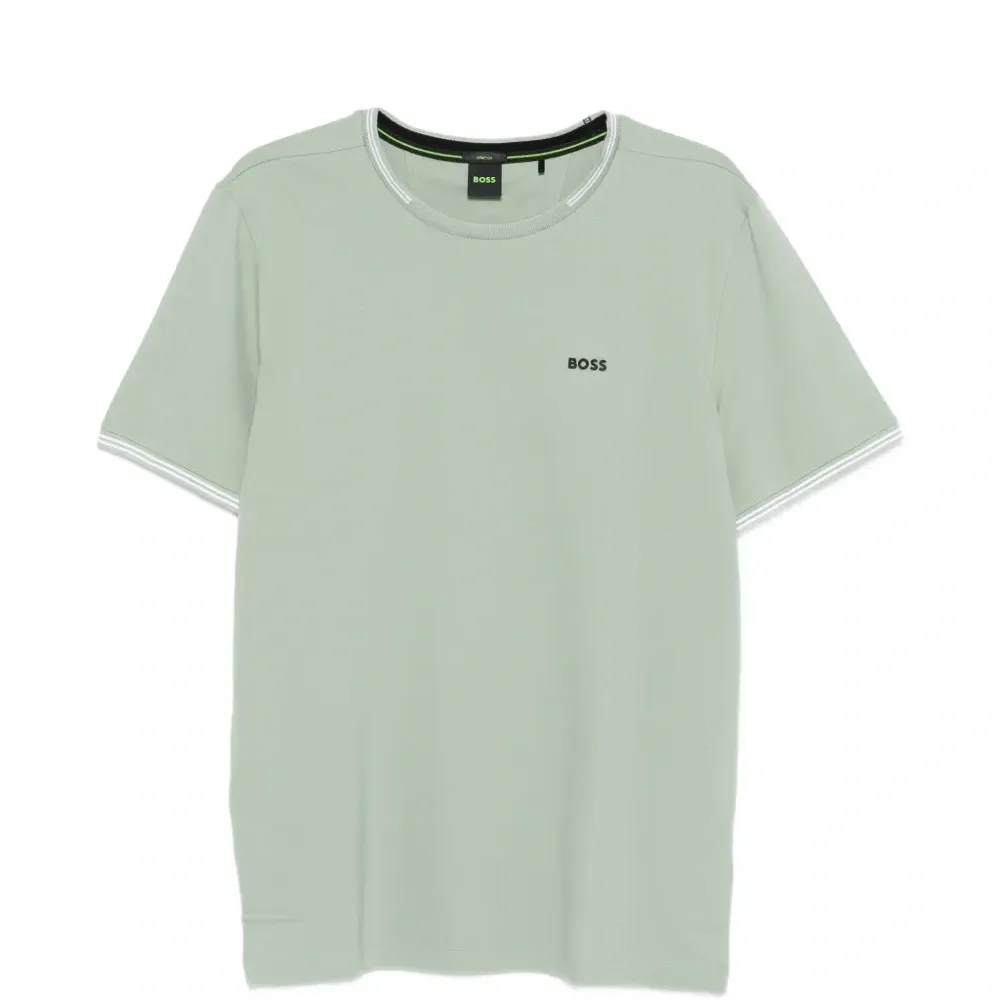 Рифленая футболка с короткими рукавами