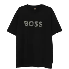 Футболка с камуфляжным логотипом