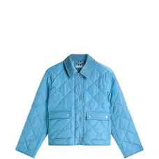 Стёганая куртка с клапанами на карманах