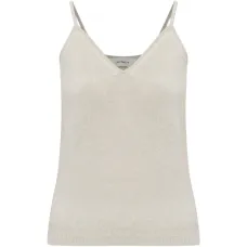 Топ на бретелях с V-образным вырезом Топ на бретелях с V-образным вырезом