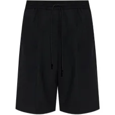 Трикотажные шорты с завязкой