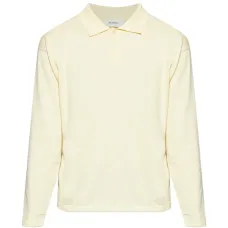 Поло с длинными рукавами на пуговицах