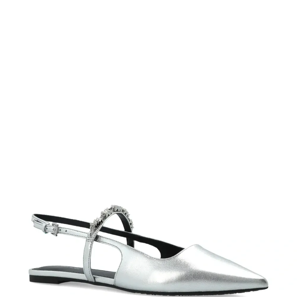 Балетки Dina, украшенные стразами