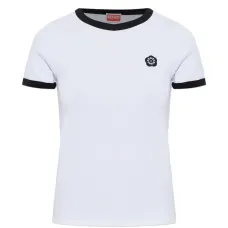 Футболка с контрастной отделкой Футболка с контрастной отделкой