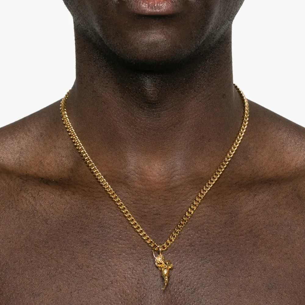 Ожерелье с кулоном в виде херувима