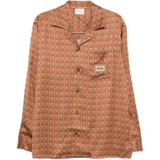 Рубашка с нагрудным карманом и узором пейсли Рубашка с нагрудным карманом и узором пейсли