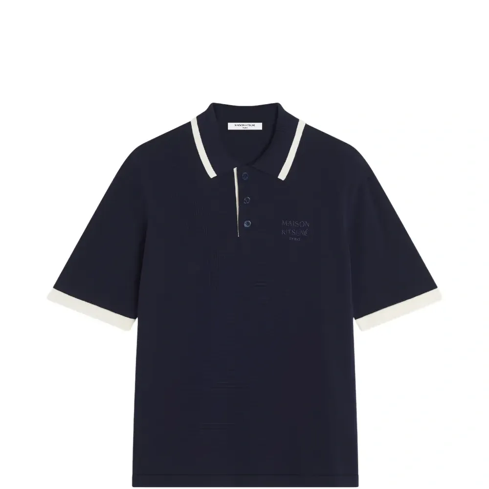 Поло с ребристыми манжетами