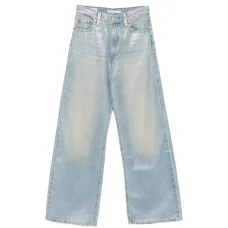 Джинсы клёш с высокой талией