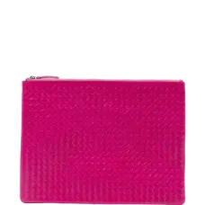 Плетёный клатч