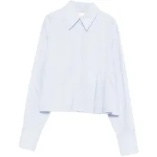 Рубашка с плиссированной передней частью