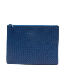 Плетёный клатч на молнии формата A4