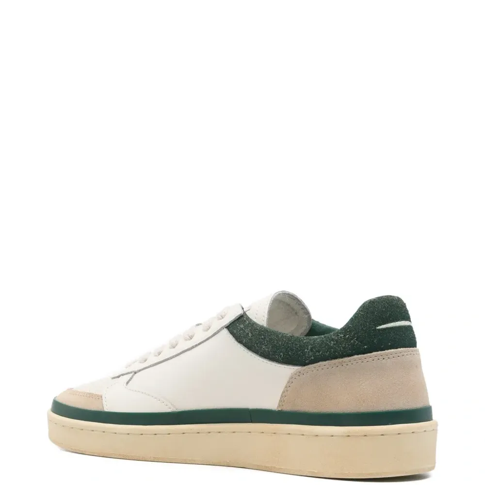 Двухцветные кроссовки на шнуровке Двухцветные кроссовки на шнуровке