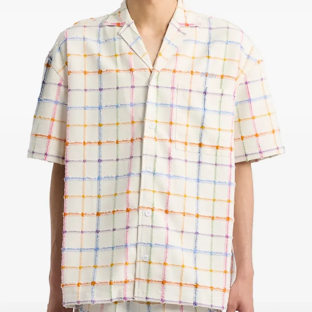 Детская рубашка в клетку