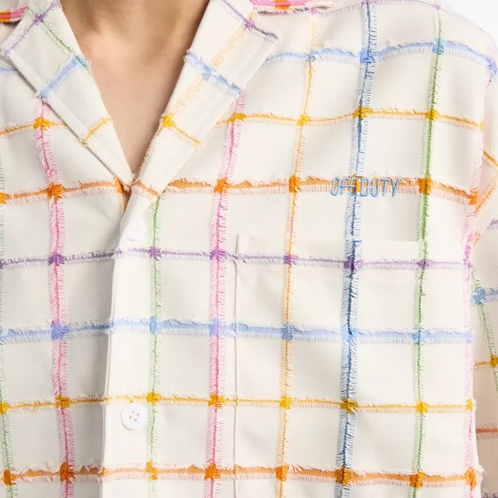 Детская рубашка в клетку