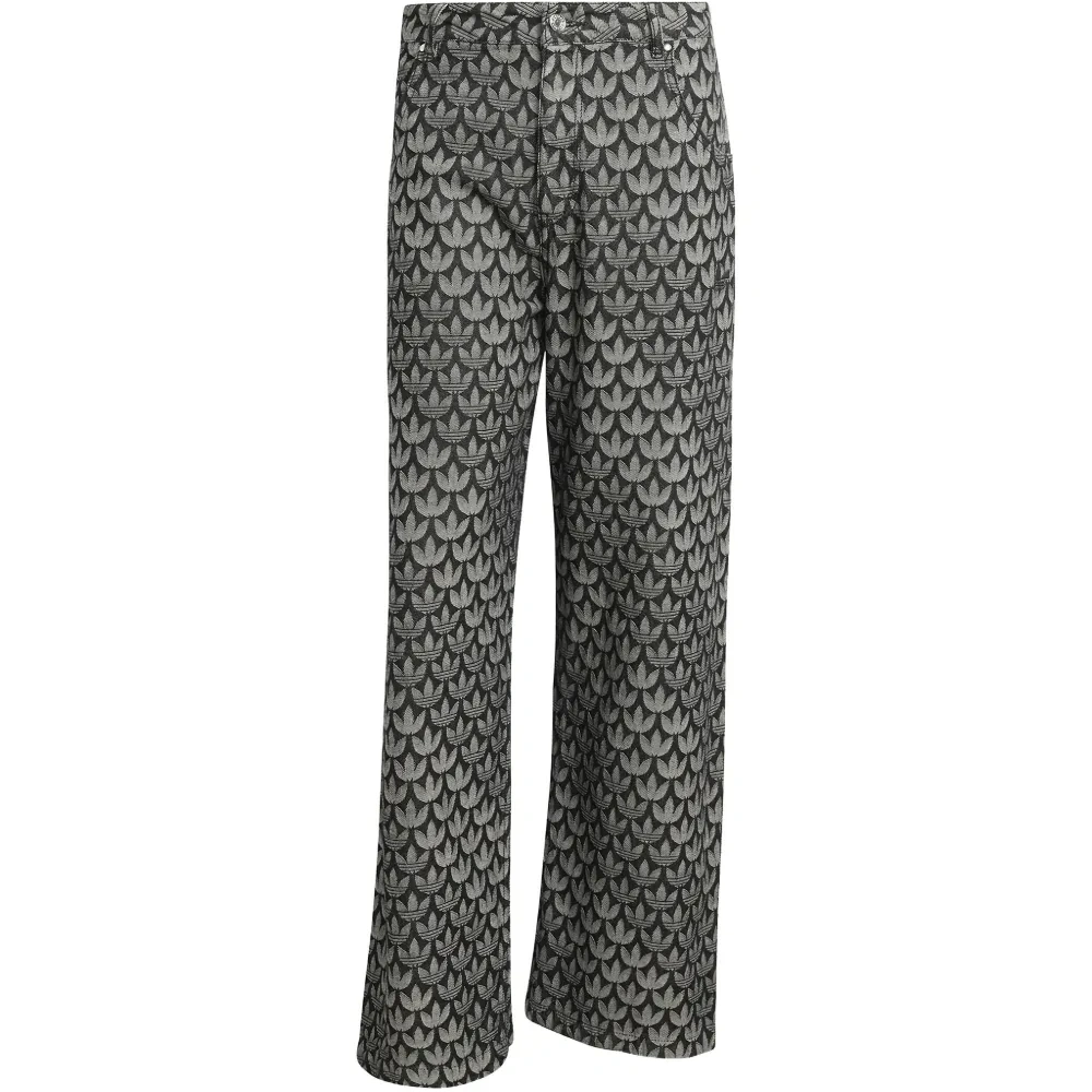 Джинсы с монограммой