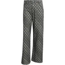 Джинсы с монограммой