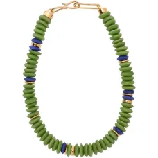 Ожерелье Laguna с бусинами цвета фисташки