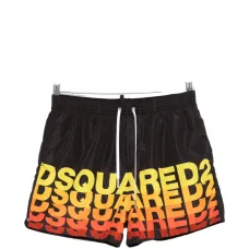 Плавательные шорты с градиентным логотипом и шнурком для завязывания