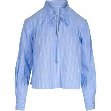Полосатая блузка с галстуком Kaits