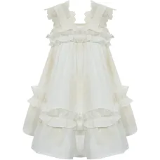 Платье с оборками