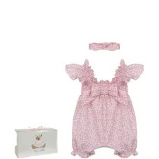 Комплект шортиков с цветочным принтом и оборками (набор из двух)