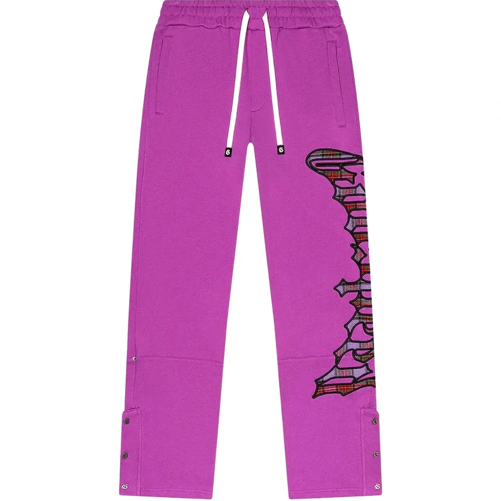 Клетчатые спортивные брюки с логотипом