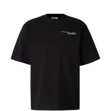 Футболка с круглым вырезом и цветочным принтом