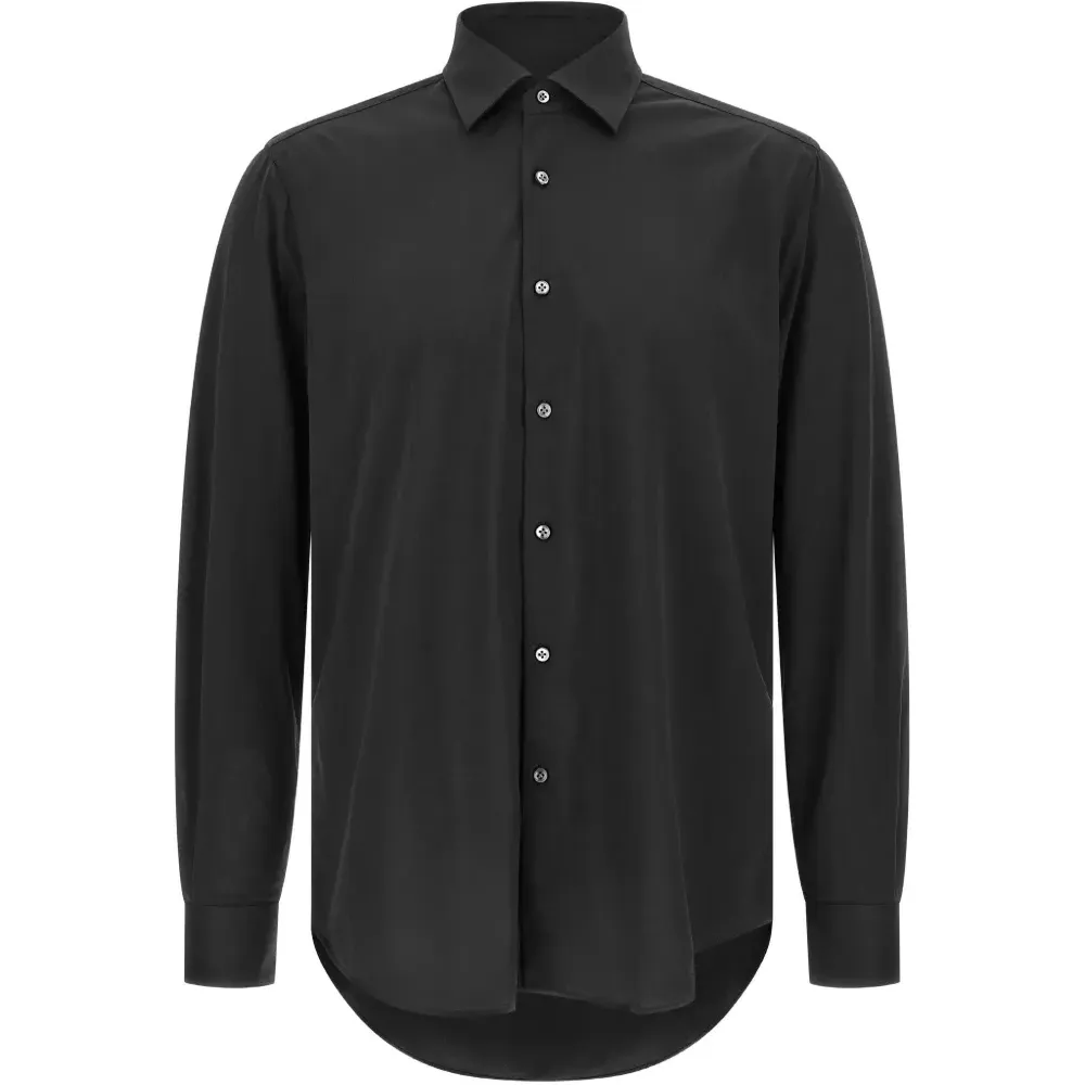 Легкая рубашка с воротником милано и длинными рукавами Легкая рубашка с воротником милано и длинными рукавами