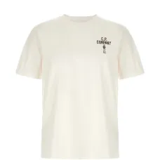 Футболка с принтом и круглым вырезом