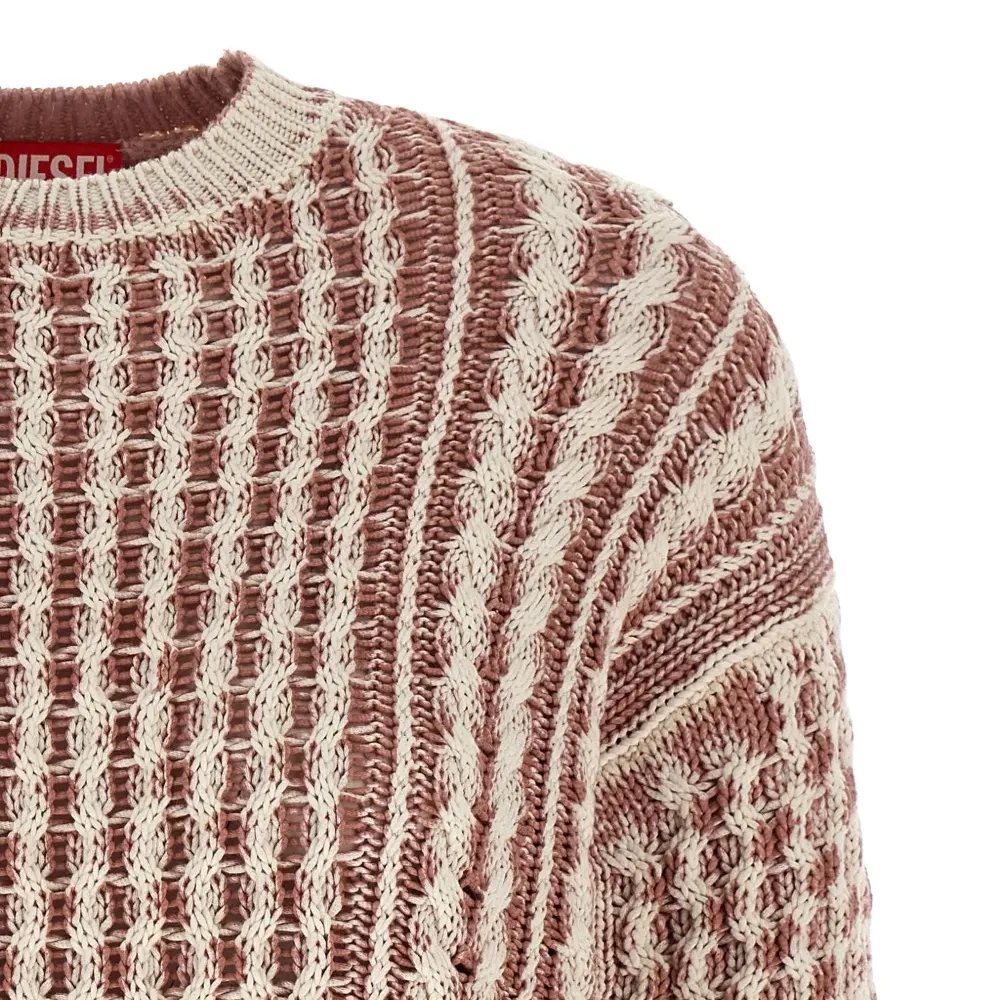 Вязаный свитер в полоску K-Moise